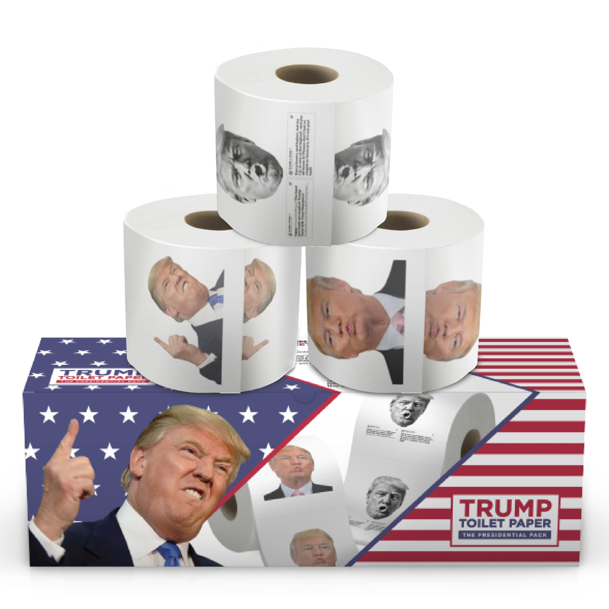 3 Rolls Trump Toilet Paper Amazon Images